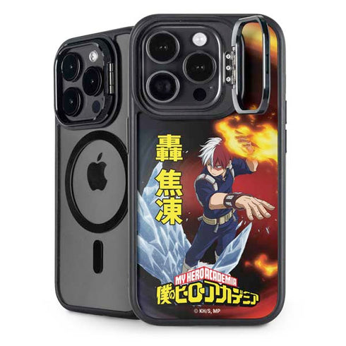 My Hero Academia Shoto Todoroki Season 4 iPhone 15 Pro Kickstand Case